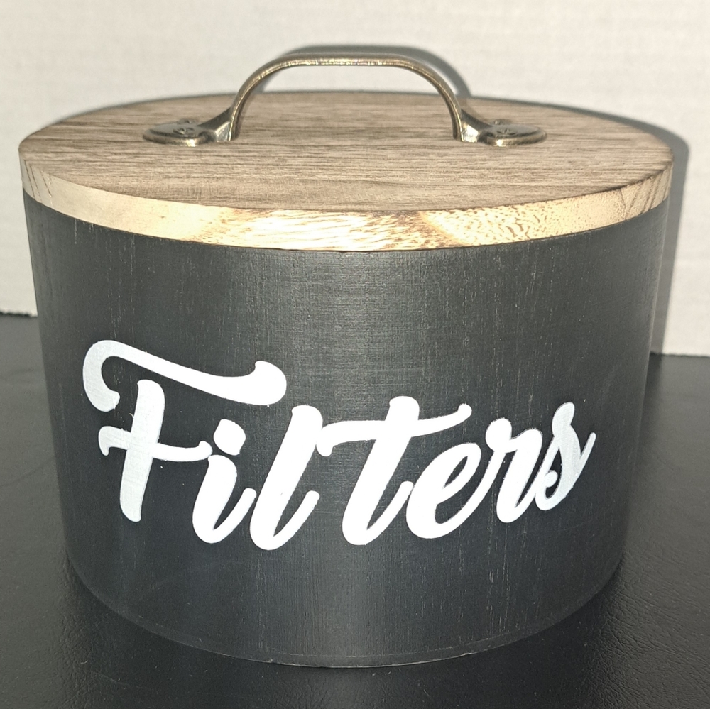 Coffee filter container
